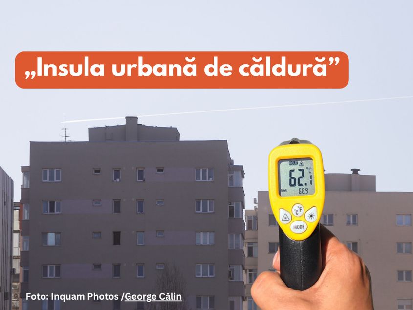 62C pe tobogan. De la străzi ca niște tigăi încinse la râuri pe carosabil, pe „insula urbană de căldură”. Ce explicație au fenomenele meteo extreme 